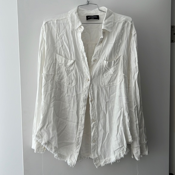 Button down linen shirt - Picture 1 of 3